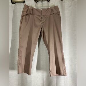 Stylish Tan Cropped Pants